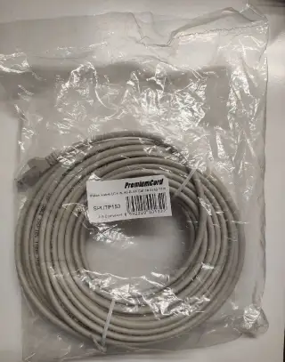 Nový 15m kabel UTP RJ45 cat. 5e