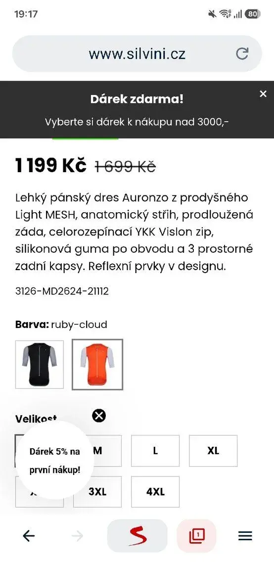 Cyklo dress Silvini