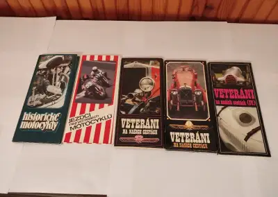 Retro brožury 70.–80. léta – Historické motocykly a Veteráni