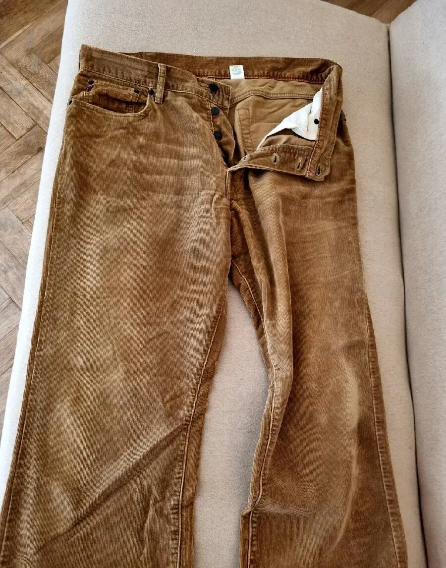 Manšestrové jeansy Abercrombie and Fitch , vintage 34L