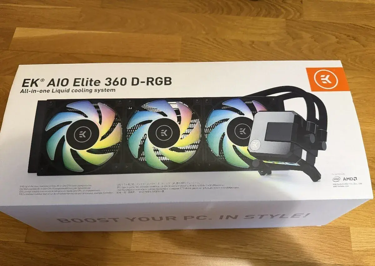 EK-AIO Elite 360 D-RGB – 360mm vodní chlazení CPU
