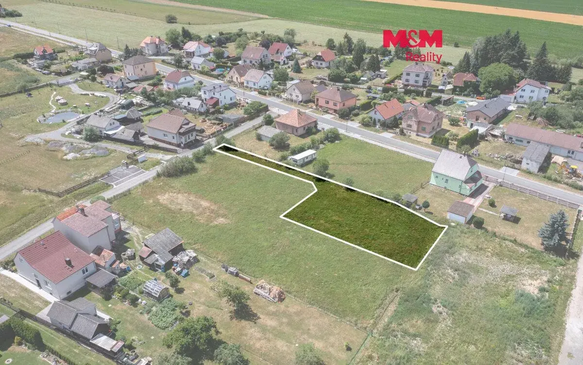 Prodej pozemku k bydlení, 1000 m², Spálené Poříčí