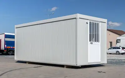 Stavební buňka 6,1 m – kancelář, sklad, zahradní domek