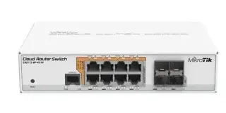 MikroTik CRS112-8P-4S-IN Switch, cloud router