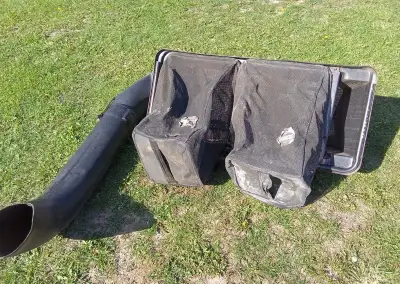 Koš na zahradní traktor