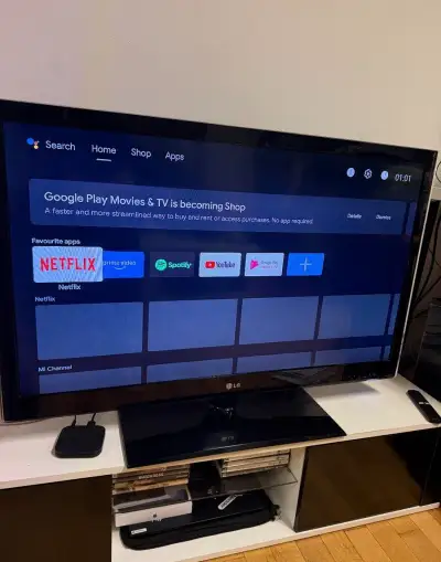 TV LG 42LV5500 + xiaomi smart TV box 2nd gen