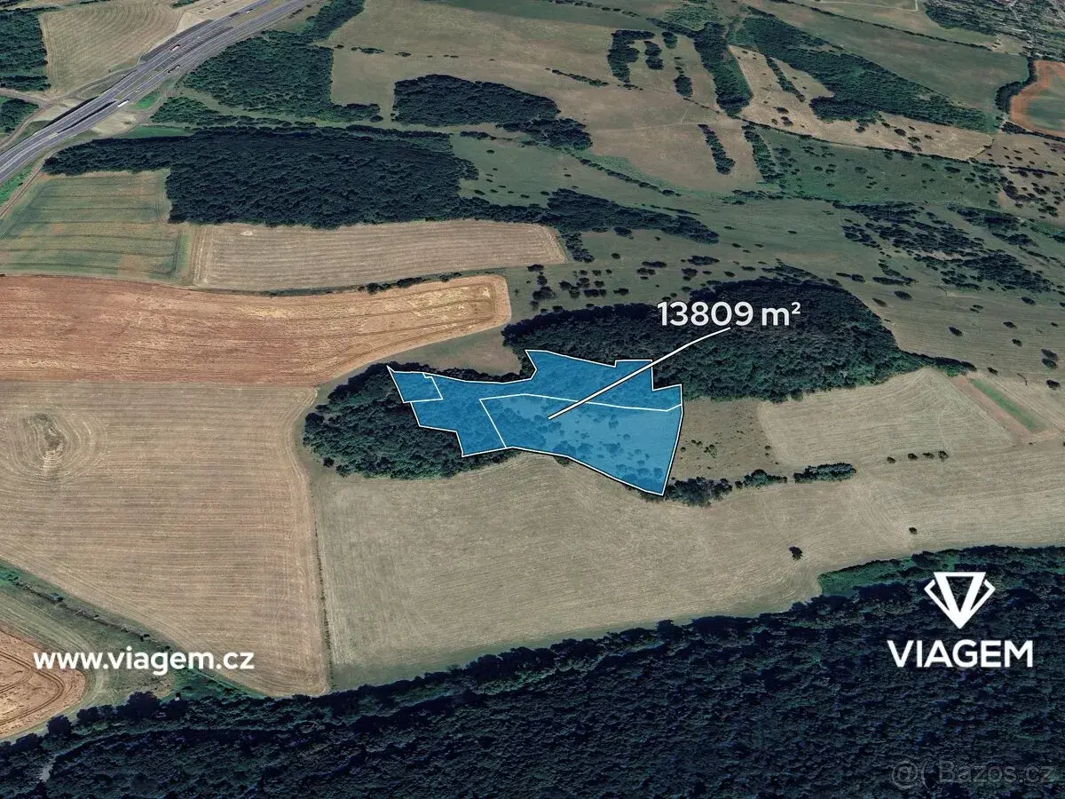 Les 13 809 m², Podíl 20 % o výměře 2 762 m²