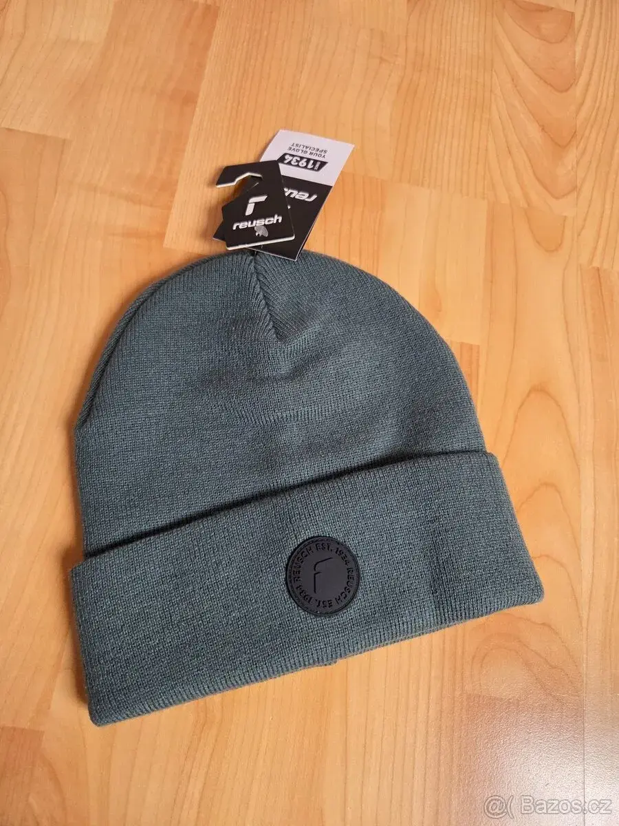 Zimní čepice Reusch - šedo/zelená - UNISEX