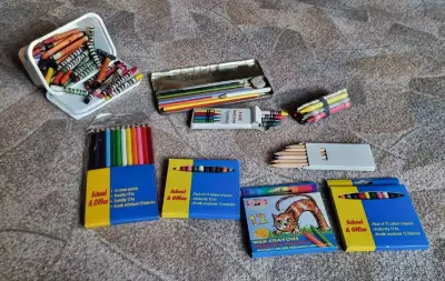 Výtvarný set - mix, školní pomůcky