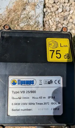 Vodárna Elpumps VB 25/900