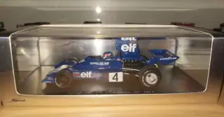 F1 Tyrrell 007 #4 Patrick Depailler 1974 Spark S1644 1:43