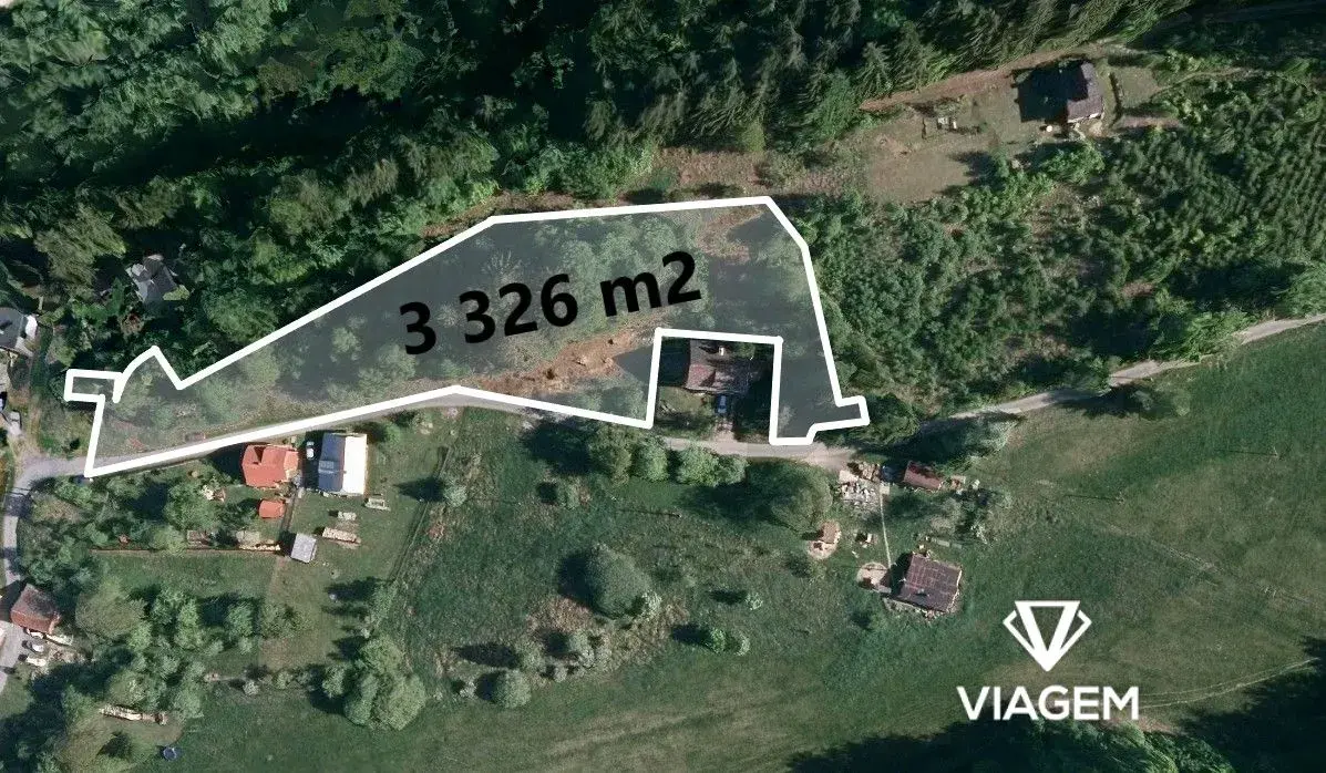 Zahrada 3 678 m², Podíl 50 % o výměře 1 839 m²