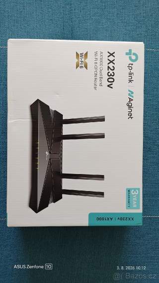 TP-Link XX230v bezdrátový VoIP GPON router AX1800