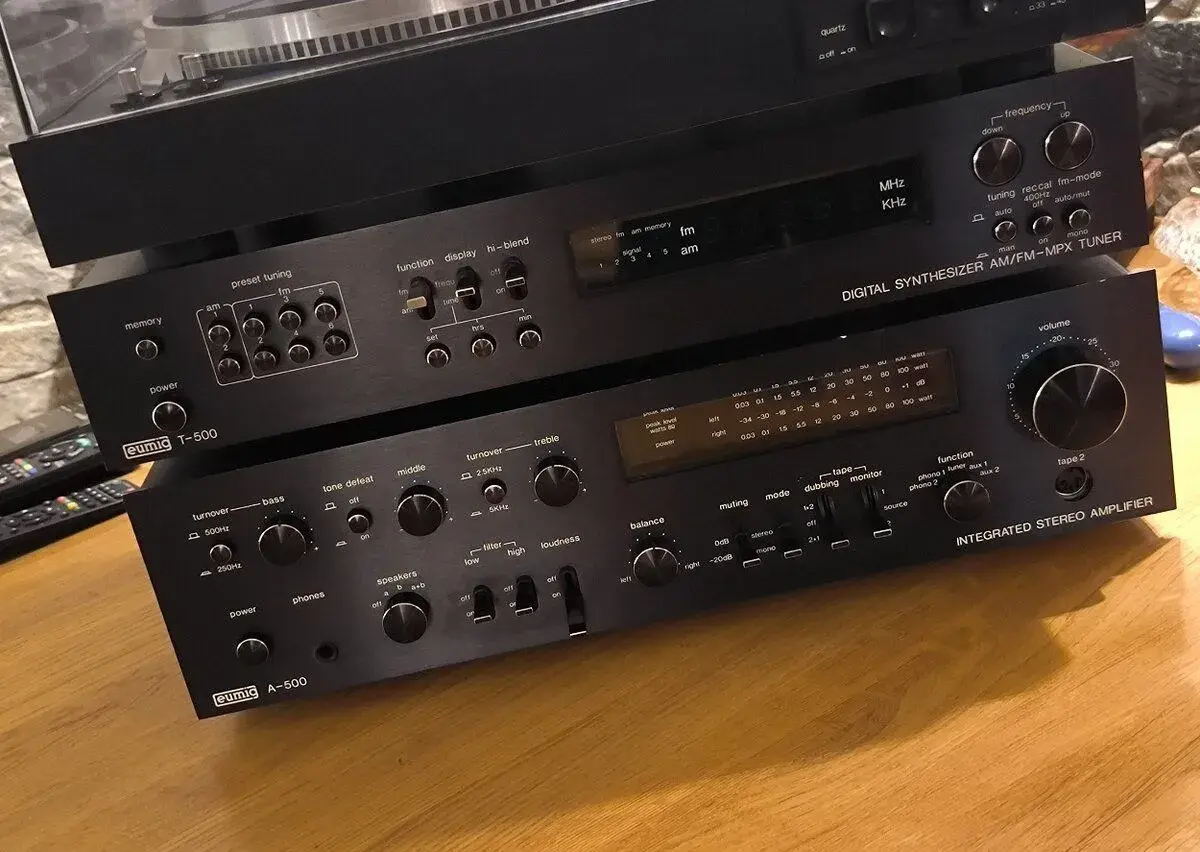 EUMIG A-500--EUMIG T-500 Vzácné HiFi pro znalce.