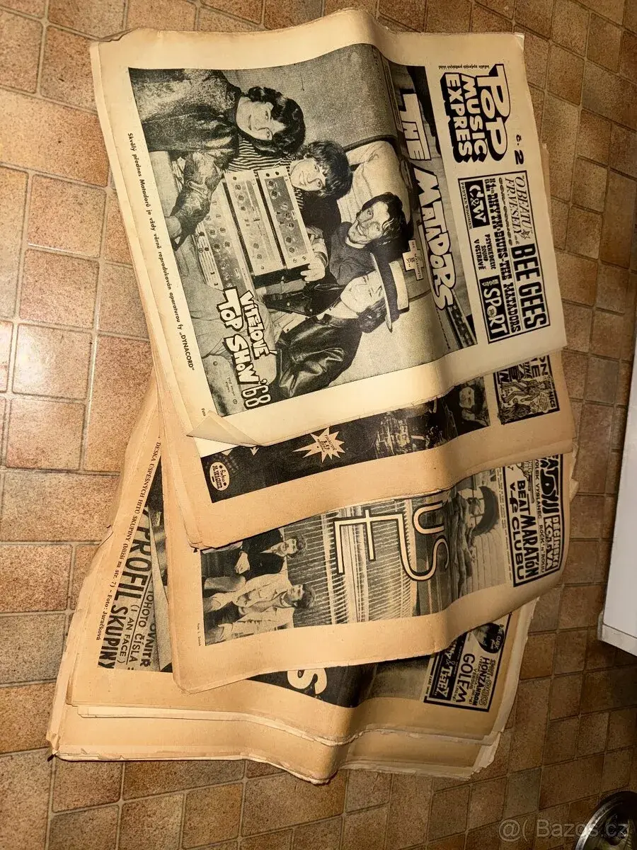 Pop music expres 1968 až 1969, kompletní sada všech 21 čísel