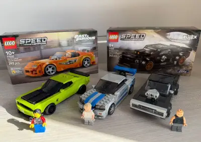Lego auta 77262,77260 nové,zbytek složeno