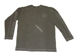 Pánská mikina Harley-Davidson gray skull - NOVÁ