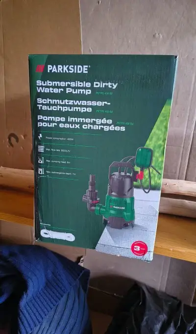 Parkside ponorné čerpadlo na znečištěnou vodu PETPS 400 B2