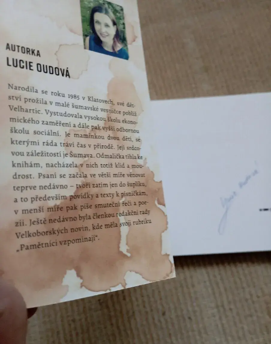 Lucie Oudová Dary Pošumaví