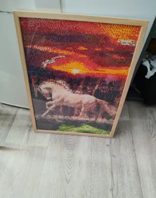 Diamantové malování obrázek hotový