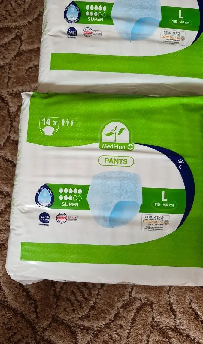 Medi-Inn Inkontinenční kalhotky Super 8 kapek vel. L 14 ks