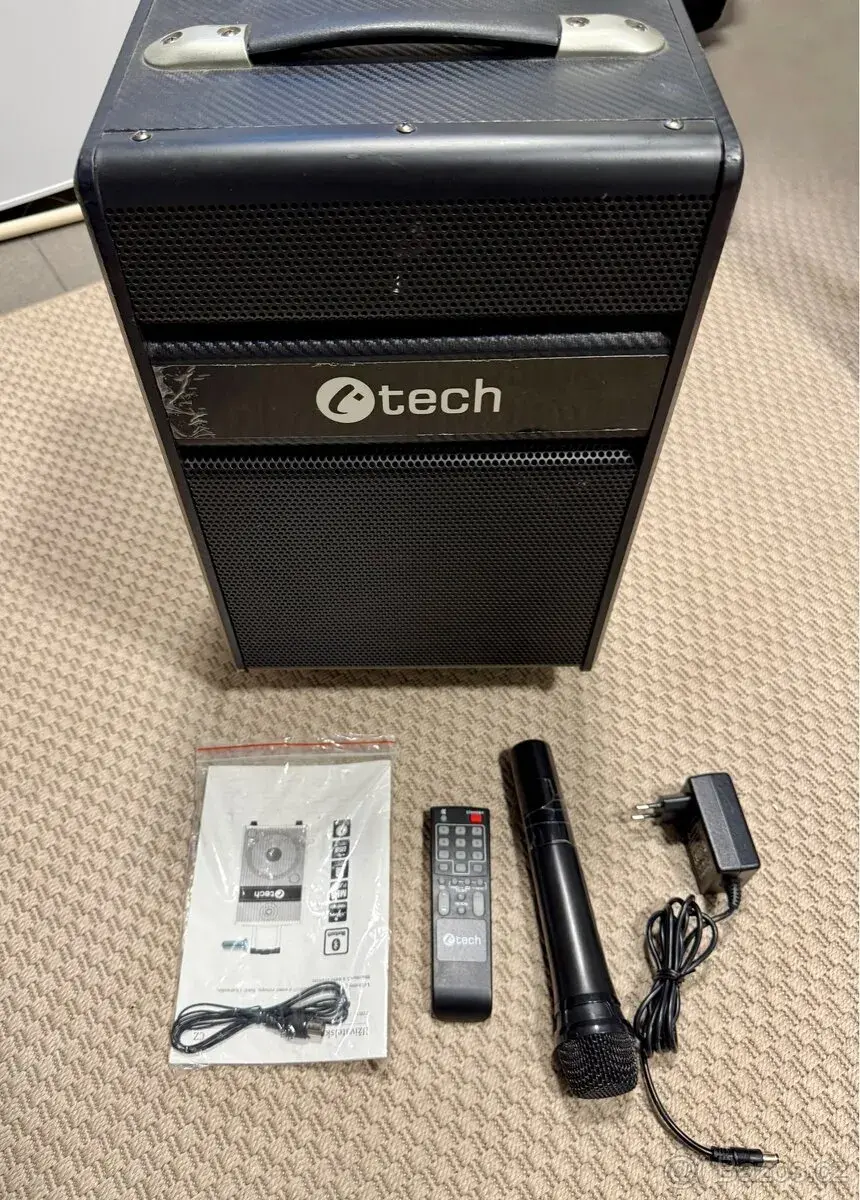 C-TECH reproduktor Impressio Party 35W + mikrofon