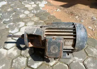 Elektro motor mez Mohelnice - čerpadlo