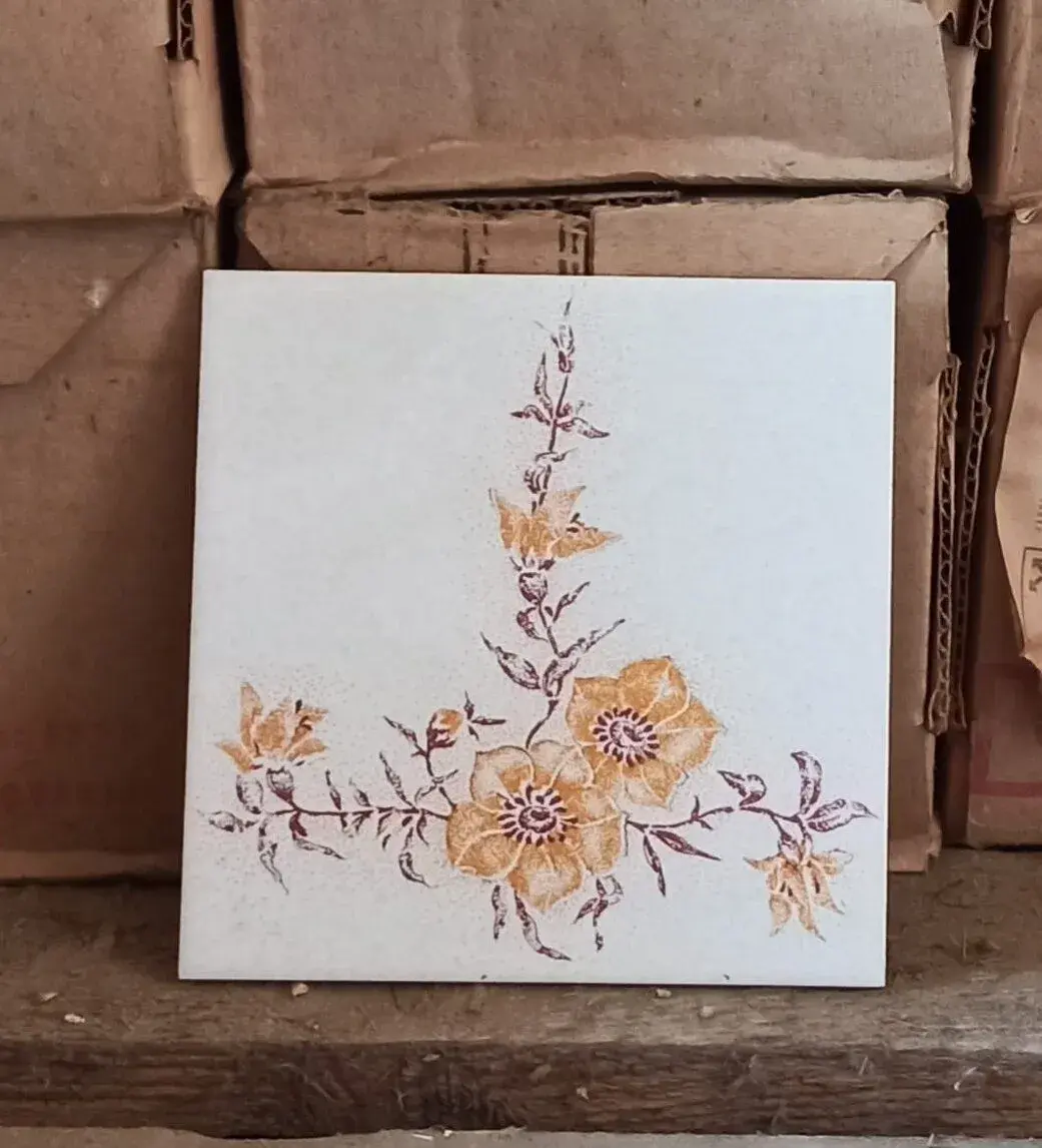Keramický retro obklad RAKO 15x15 cm, 70.-80. léta