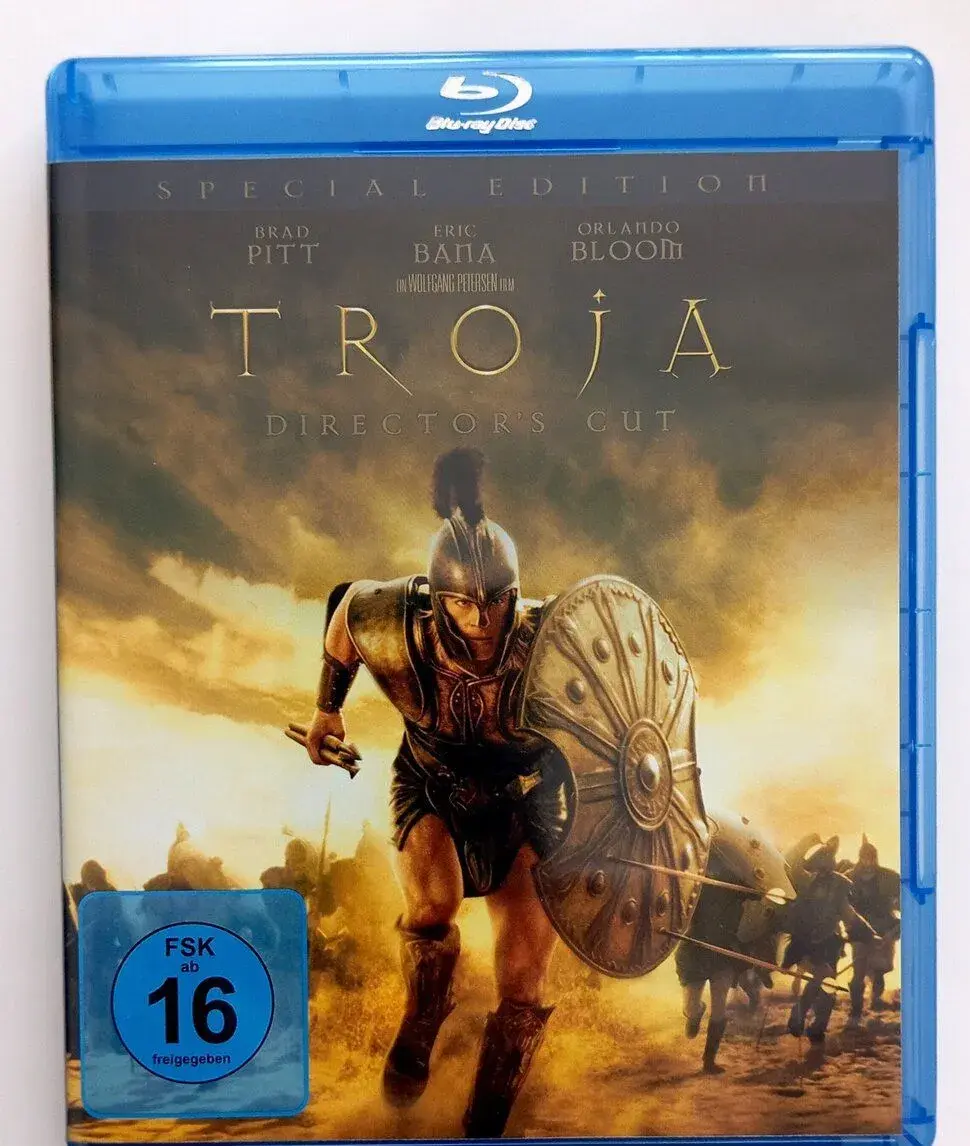 Trója prodloužená verze Blu-Ray