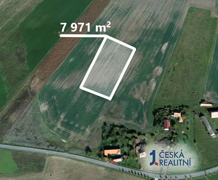 Pole 7 971 m², Podíl 25 % o výměře 1 993 m²