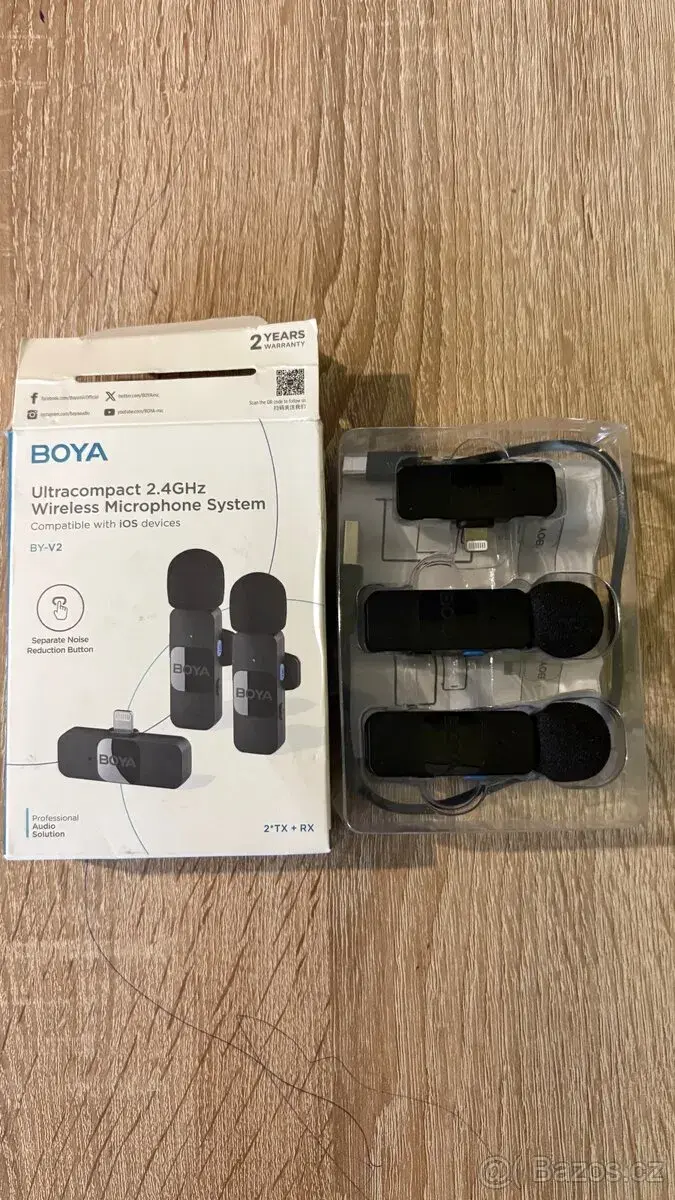 Mikrofon Boya BY-V2 pro iPhone a iPad