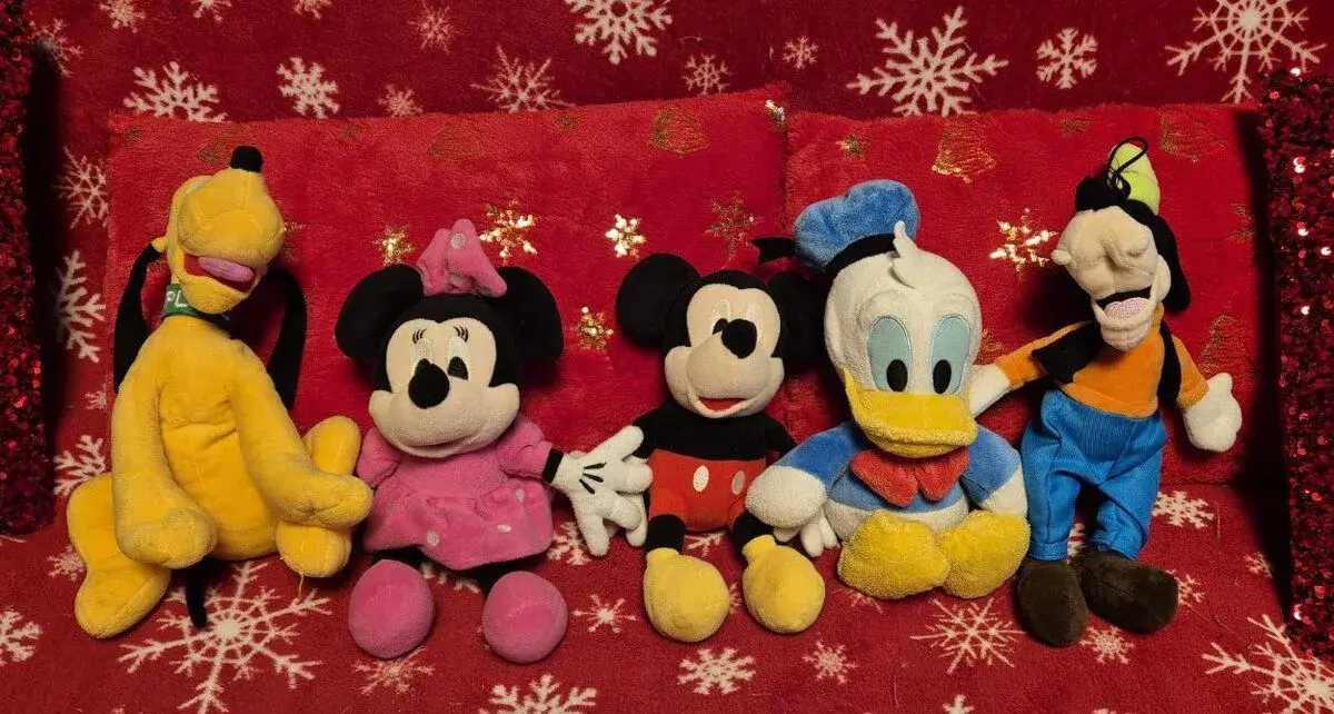 Disney plyšáci - Mickey, Minnie, Donald, Goofy, Pluto