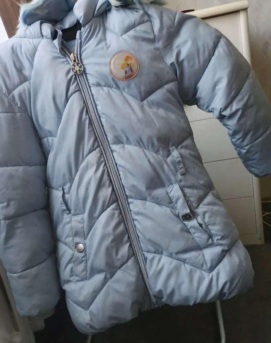 Zimní sv. modrá dívčí bunda Disney(Frozen) vel.116