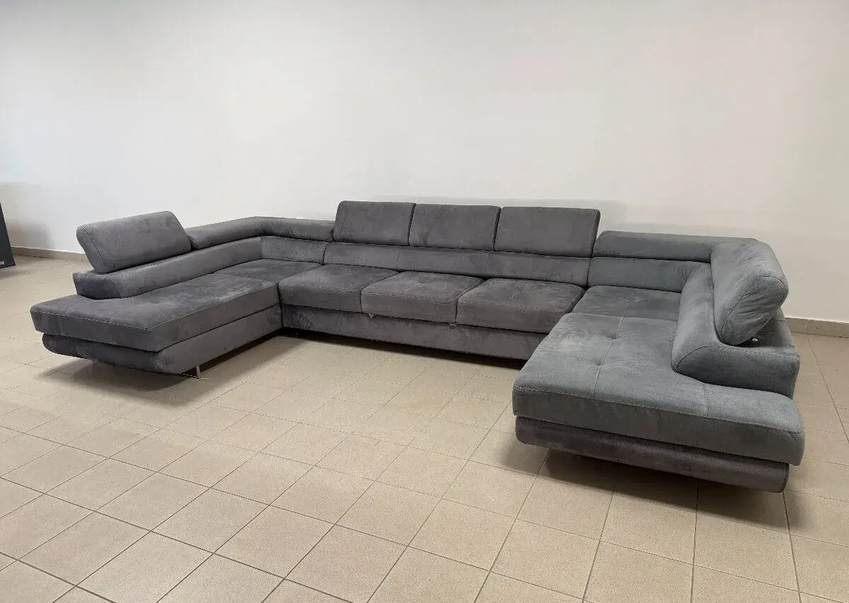 Rozkládací sedací souprava tvaru U - Nerozkládací