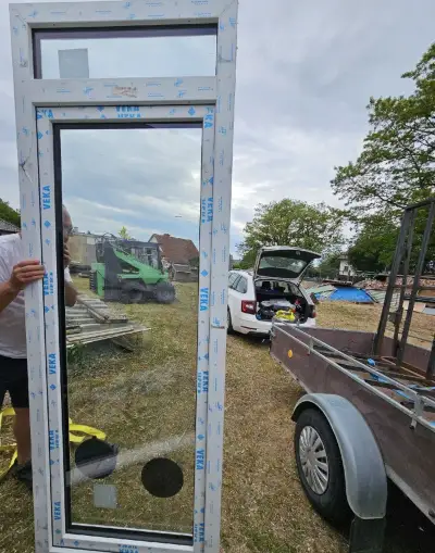 Č.20 NOVÉ BALKONOVÉ DVEŘE VEKA 76 MD BILÉ