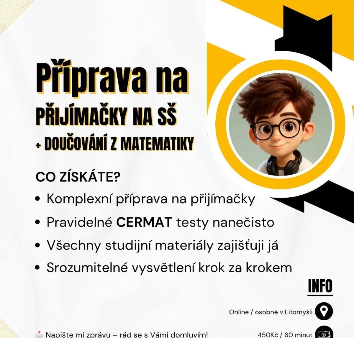 DOUČOVÁNÍ MATEMATIKY – ZŠ + PŘIJÍMAČKY
