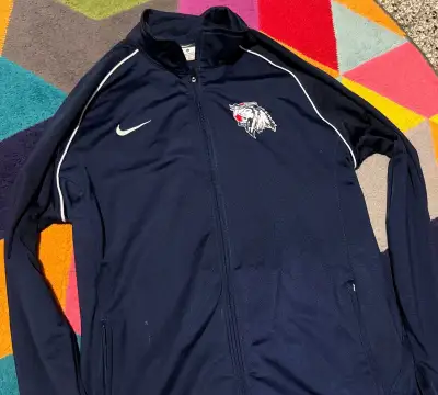 NIKE NAVY SPORTOVNÍ MIKINA VEL XL -pánská