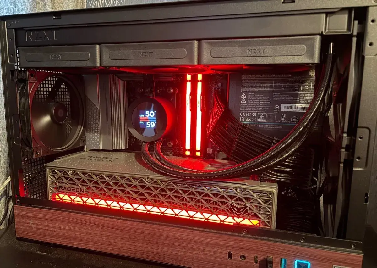 Herní PC - 9070 16GB - 7800x3D - 32GB DDR5 - AIO - ZÁRUKA