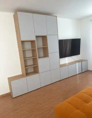 Obývací stěna od truhláře