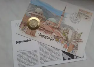 Mincovní obálka 10 Dinara 1983