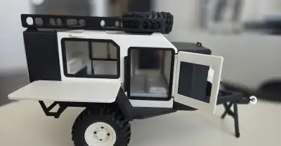 Model terénního karavanu 1/10 - super detaily