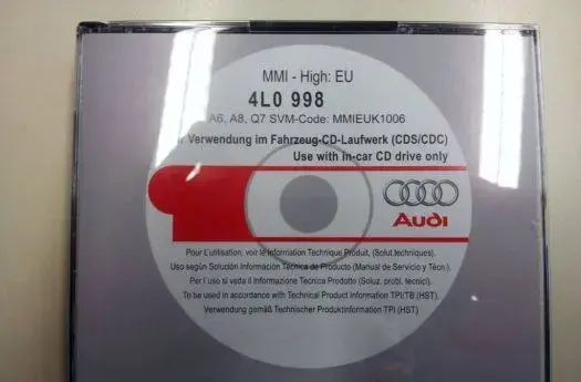Aktualizační sada CD Audi MMI 2G High, 2G Basic plus (Low)