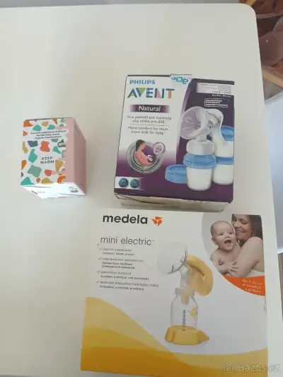 Velký set pro miminko: Elektrická odsávačka Medela, manuální