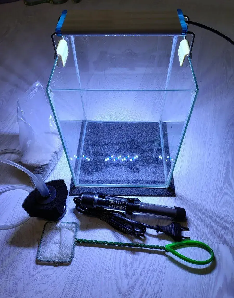 Nano akvárium, betárium, 10l vč. příslušenství
