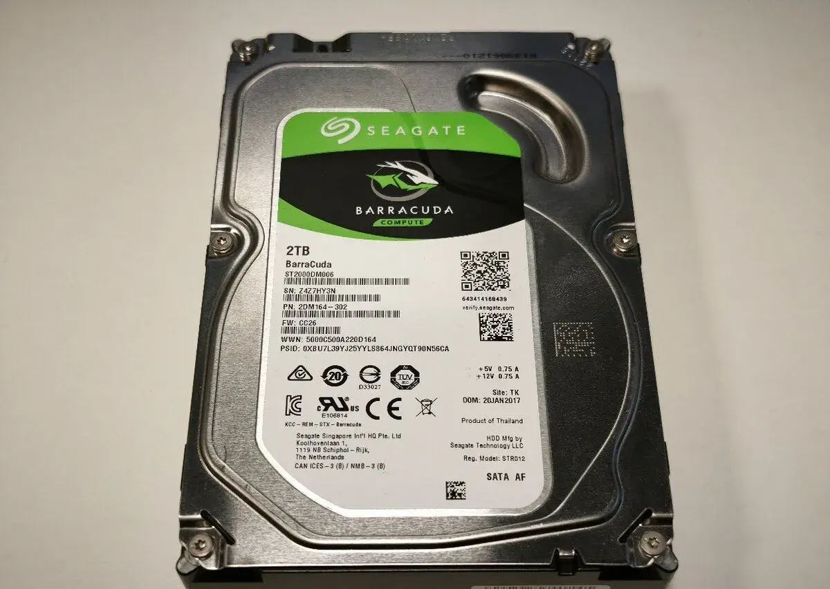 HDD Seagate Barracuda 2TB 3,5" - otestovaný