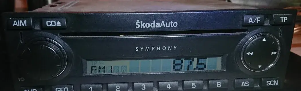 Originální autorádio SKODA Symphony CD Octavia