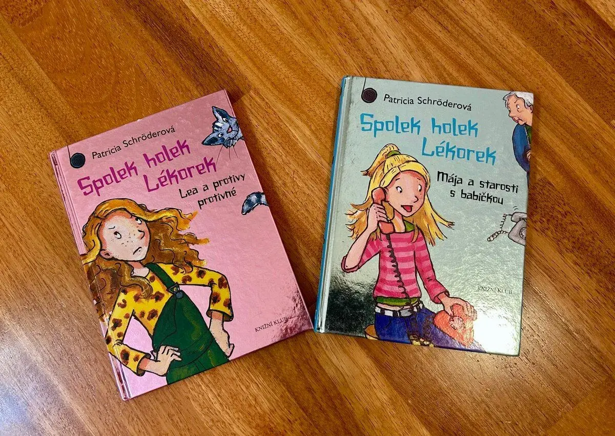 2 knihy Spolek holek lékorek Patricia Schröderová