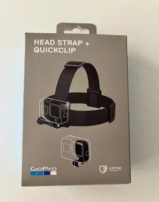 GoPro Head Strap + QuickClip – držák na hlavu NOVÝ