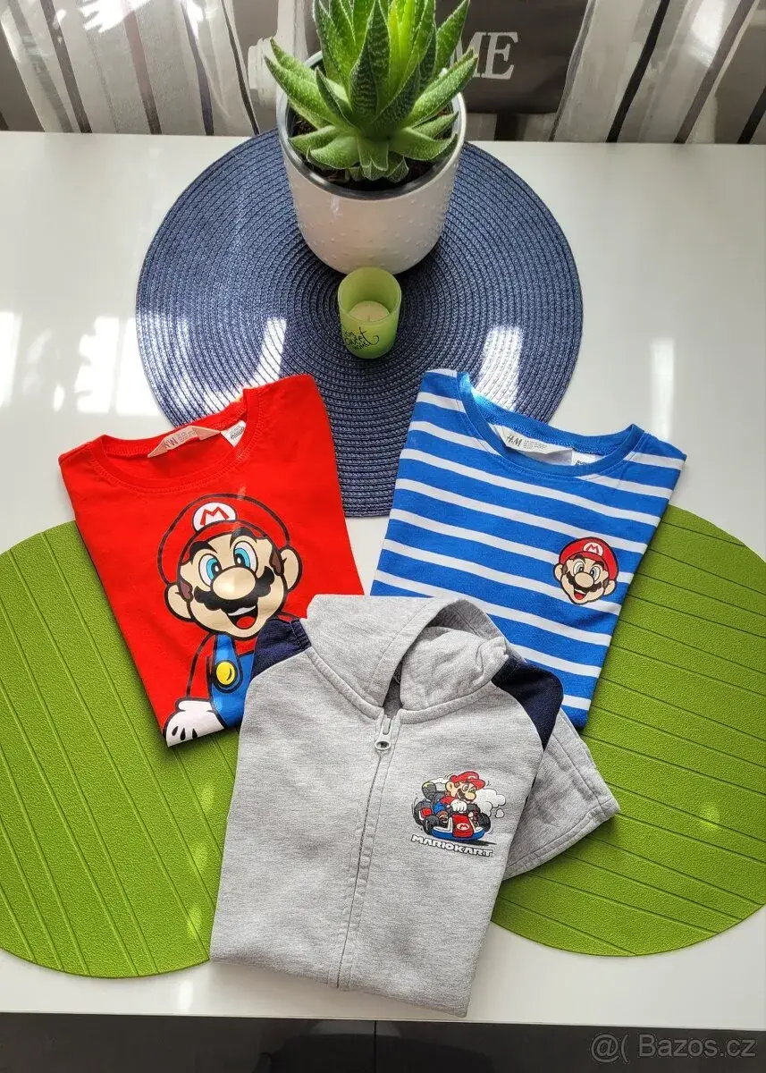 H&M Super Mario set vel.116-122