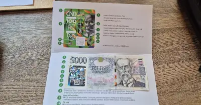 5000kč bankovka s přítiskem